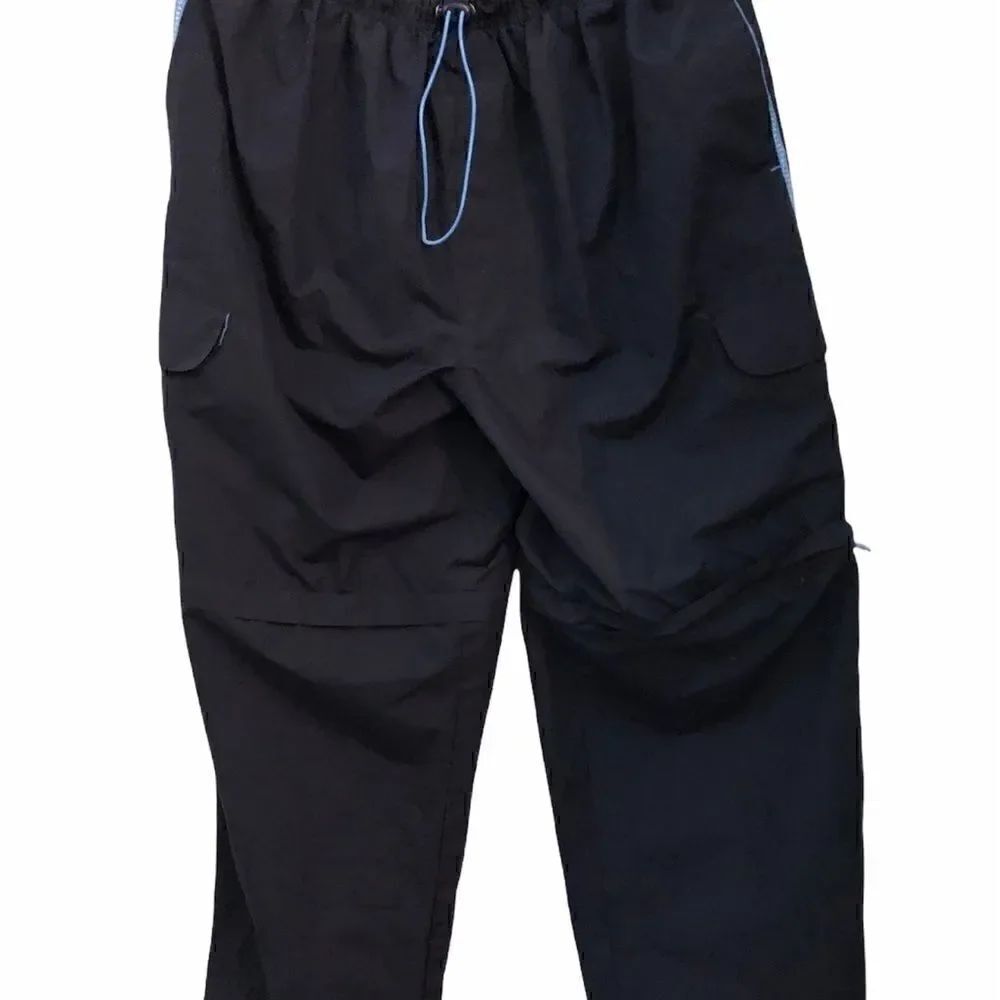 Athletic Works navy blue convertible jogger pants/shorts. NWOT